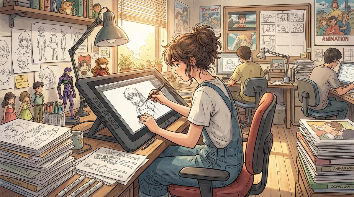 动漫创作者工作室访谈场景——里番动漫 | 里番专家观点